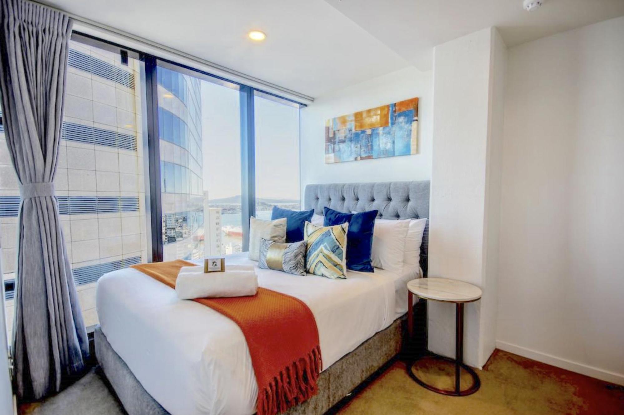 Top Floor Harbour View And Skytower View Apartment In Cbd Auckland Exterior photo